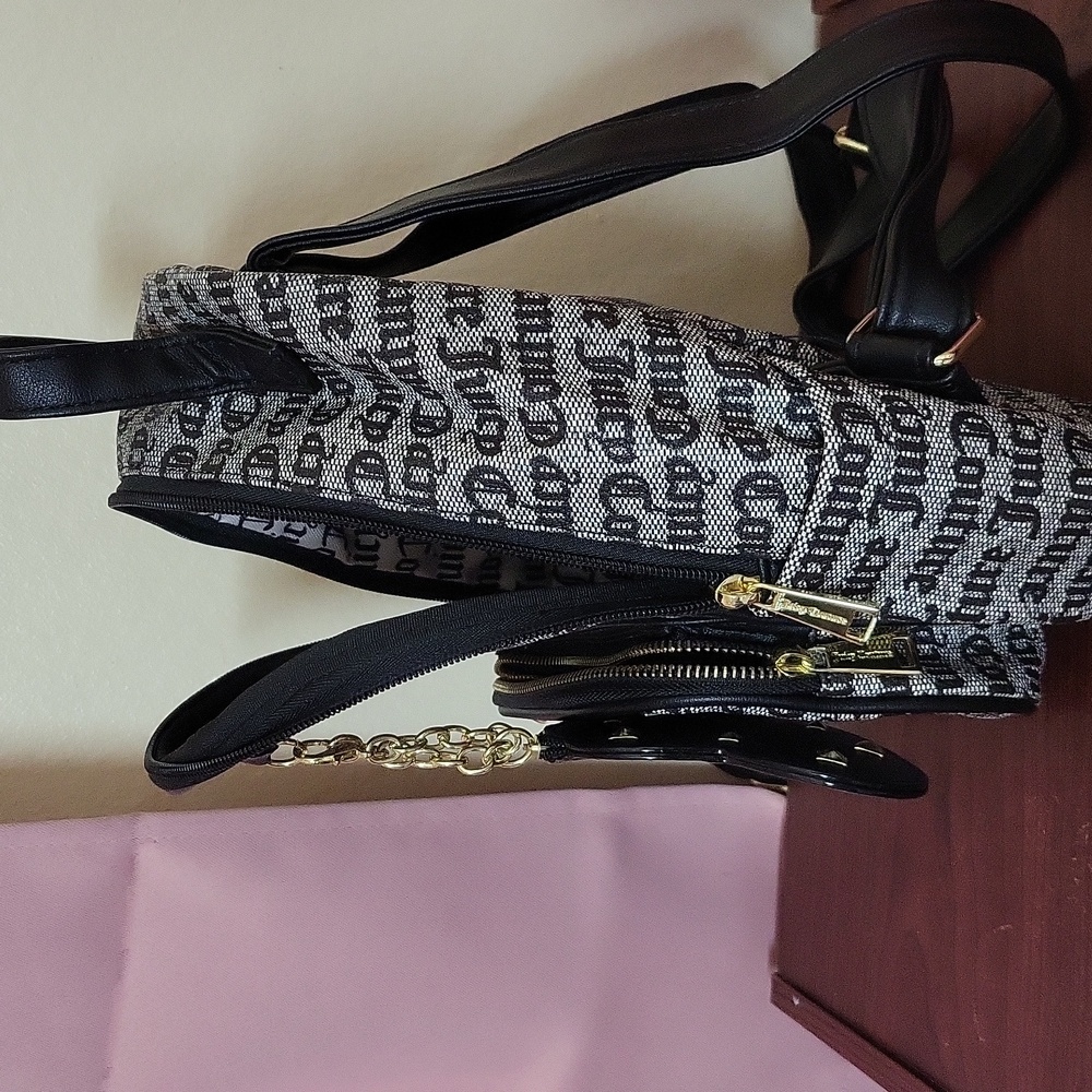 Juicy Couture Black and Gold Backpack with Chic Design - Picture 7 of 7